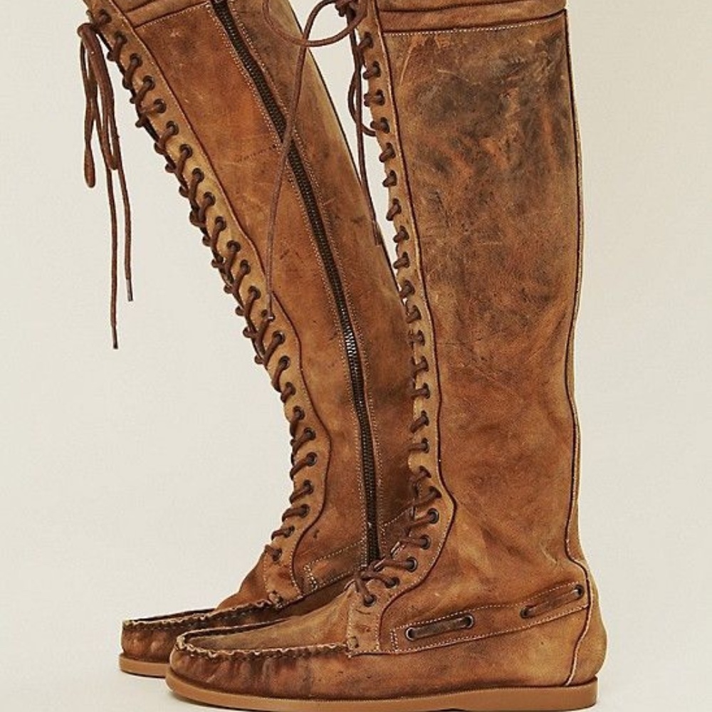 Free people clearly tall boots